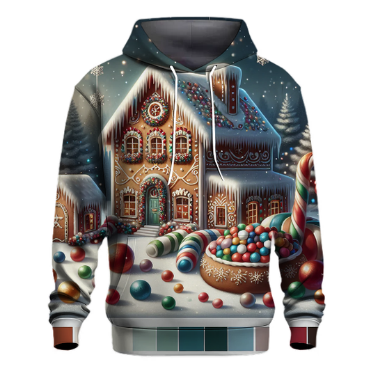 Festive Gingerbread House Hoodie