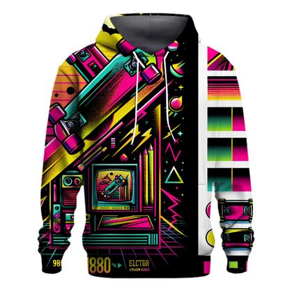 Classic Neon Skater Hoodie