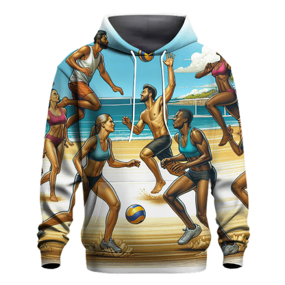 Volleyball Action Hoodie