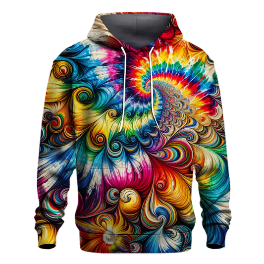 Colorful Tie-dye Rain Hoodie