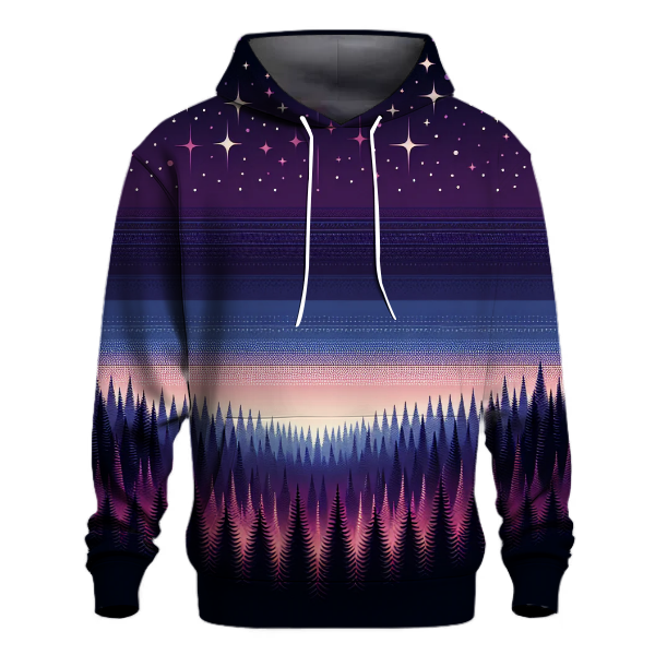 Violet Nightfall Gradient Hoodie