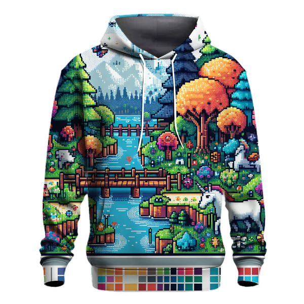 Pixel Paradise Adventure Hoodie