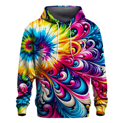 Bright Color Burst Hoodie