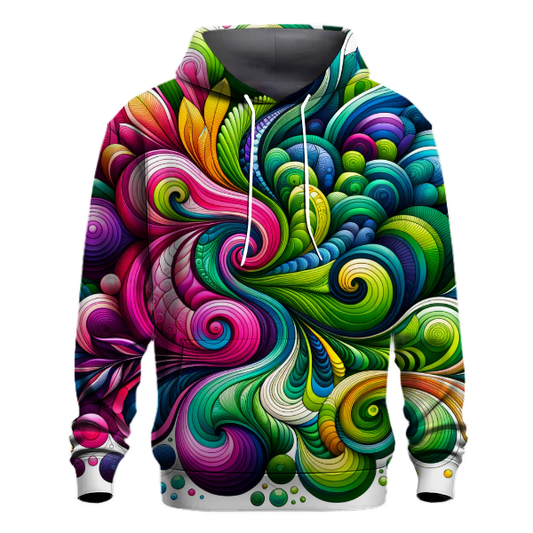 Abstract Nature Bliss Hoodie