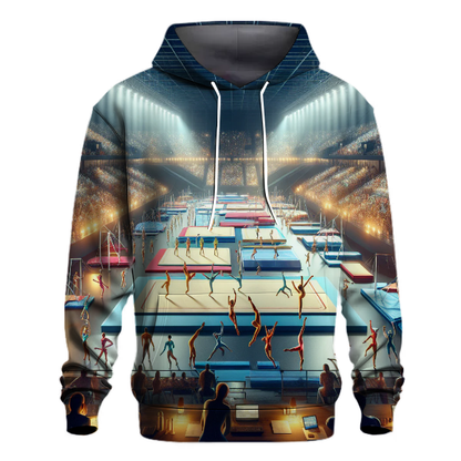 Gymnastics Artistry and Strength Hoodie