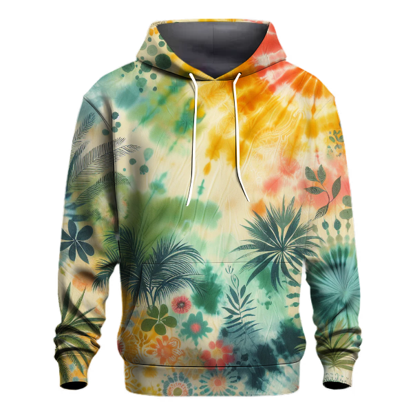 Pineapple Paradise Tie-Dye Hoodie