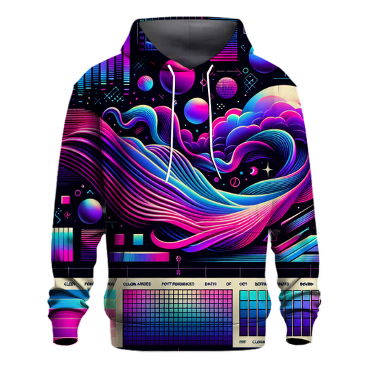 Fluorescent Synthwave Escape Hoodie