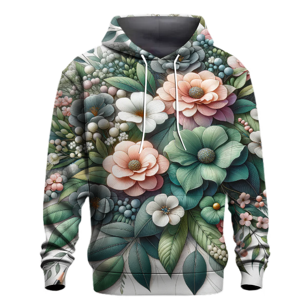 Ethereal Floral Fantasy Hoodie