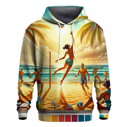 Volleyball Wave Hoodie