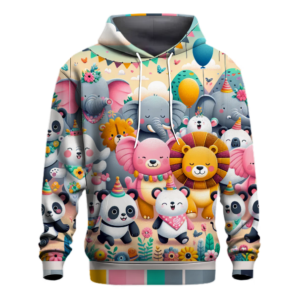 Charming Animal Parade Hoodie