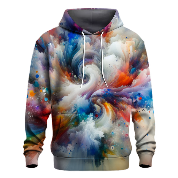 Artistic Watercolor Splash Hoodie