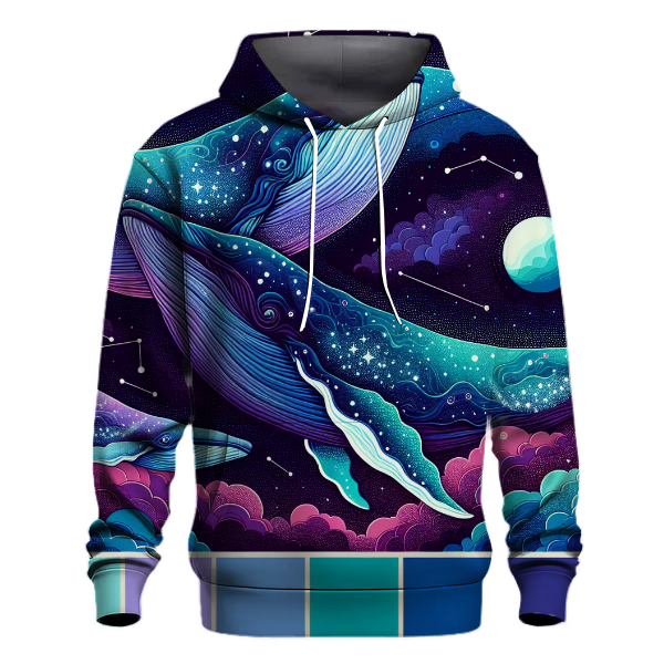 Cosmic Whale Dance Hoodie