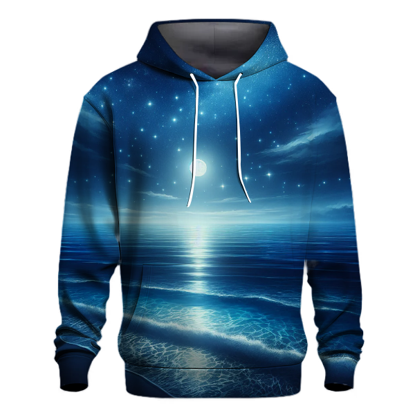 Starlit Ocean Escape Hoodie Embroidered Hoodies