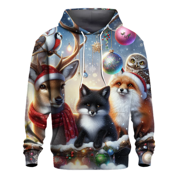 Festive Forest Friends Hoodie