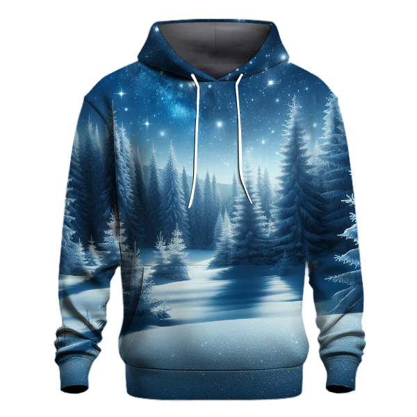 Peaceful Winter Night Hoodie