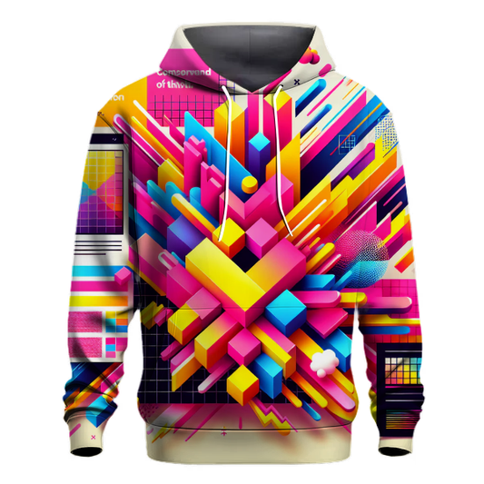 Vibrant Color Block Hoodie