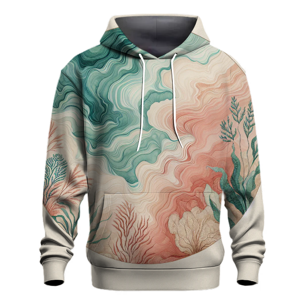 Serenity Coral Reef Hoodie Lightweight Hoodies