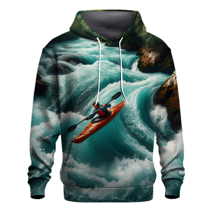 Kayaking Rapids Hoodie