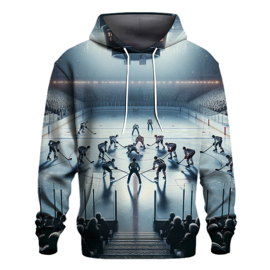 Ice Hockey Face-Off Hoodie