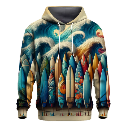 Classic Surfboard Paradise Hoodie