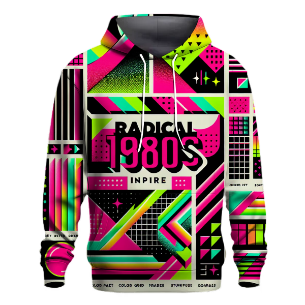 Radical 80s Colors Hoodie