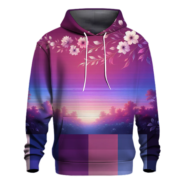 Twilight Blossom Drift Hoodie