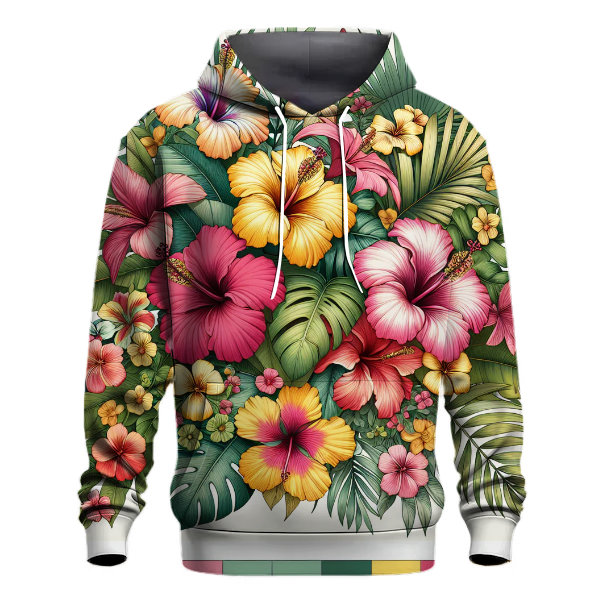 Tropical Floral Paradise Hoodie