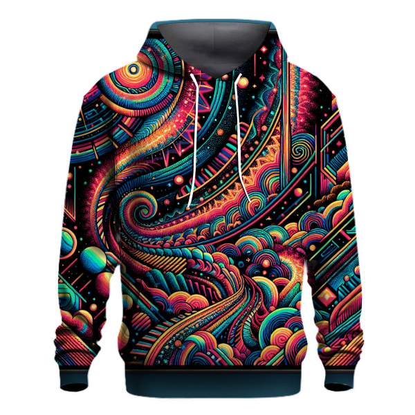 Galactic Glow Design Hoodie Designer Hoodies