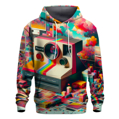 Retro Polaroid Pop Hoodie