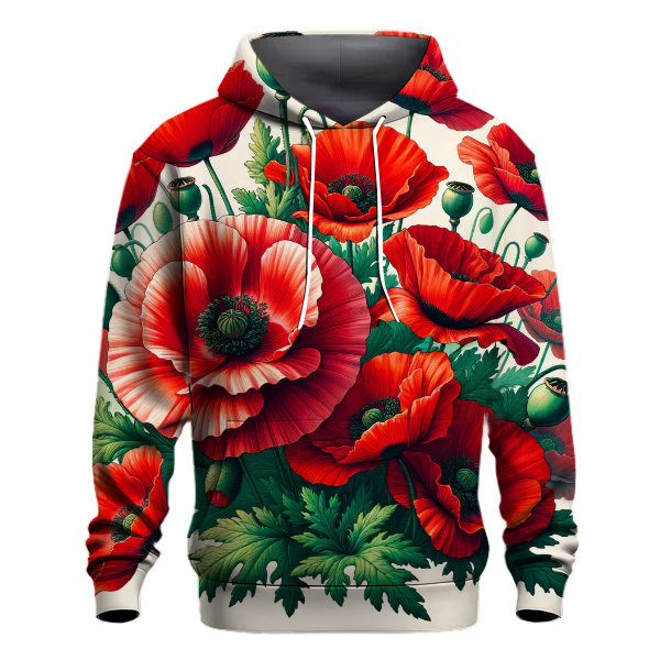 Colorful Poppies Hoodie