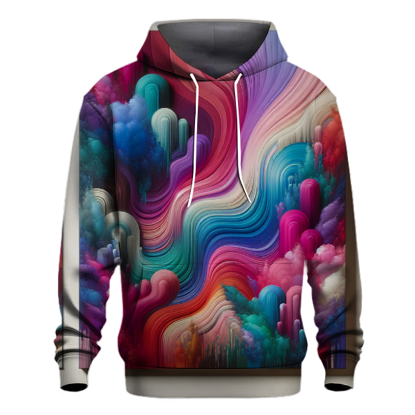 Colorful Cascade Hoodie