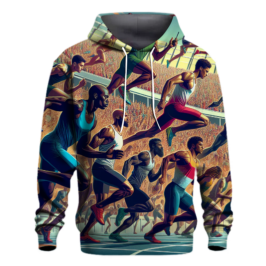 Track Field Focus Hoodie Pullover Hoodies