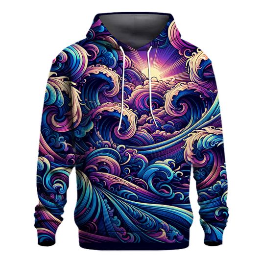 Classic 80s Retro Waves Hoodie