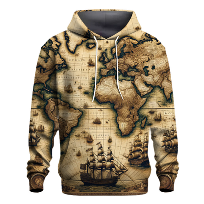 Vintage Map Explorer Hoodie