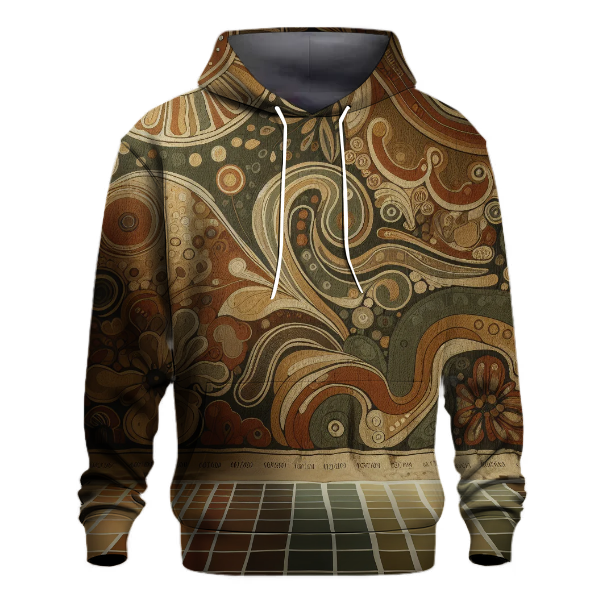 Groovy Earthy Tones Hoodie