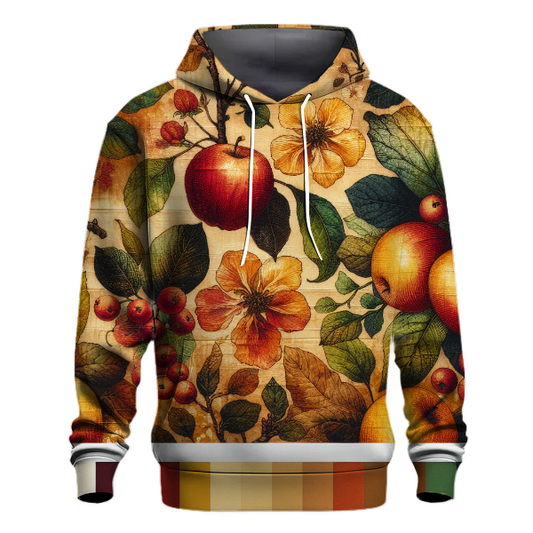 Rustic Orchard Tie-dye Design Hoodie