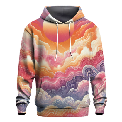 Sunset Bliss Tie-dye Design Hoodie