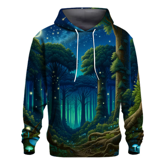 Mystical Forest Night Hoodie