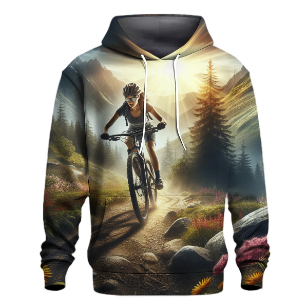 Mountain Biking Excitement Hoodie