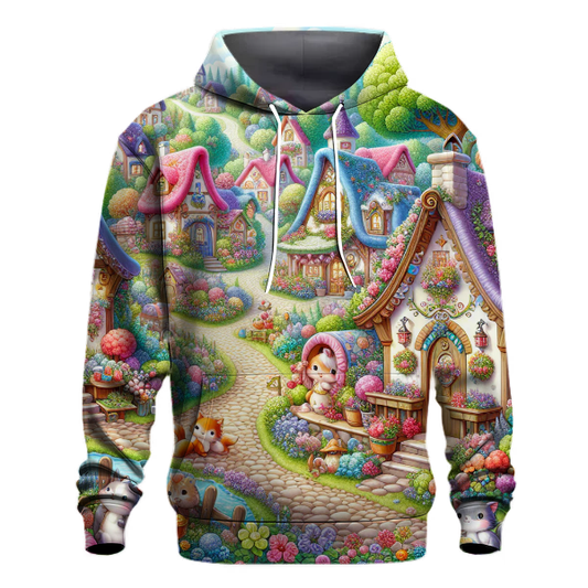 Charming Fairy Tale Village Hoodie