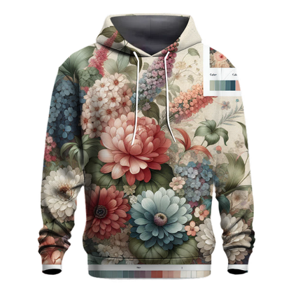 Charming Vintage Botanical Garden Hoodie