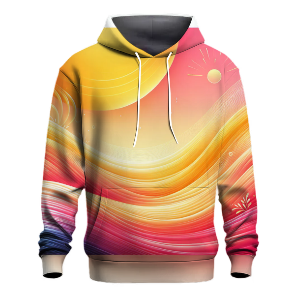 Golden Sunset Horizon Hoodie