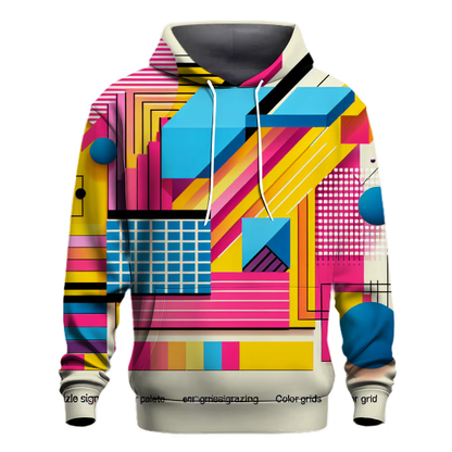 Funky Pattern Explosion Hoodie