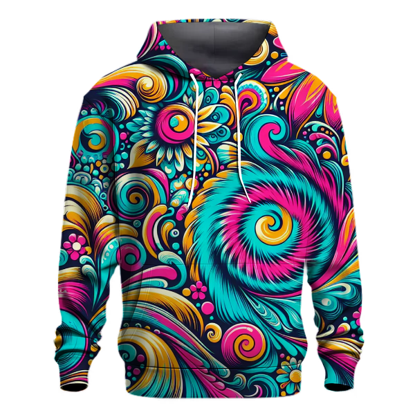 Hippie Vibe Tie-Dye Hoodie