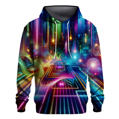 Neon Spectrum Vibes Hoodie