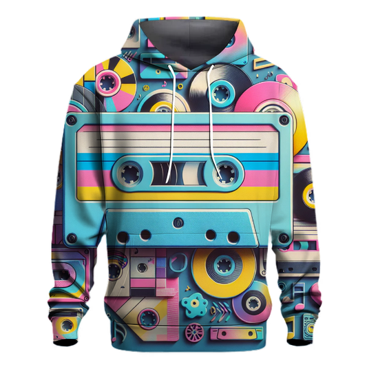 Colorful Cassette Vibes Hoodie