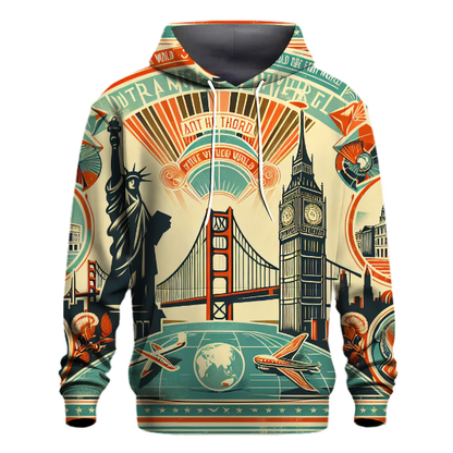 Classic Vintage Travel Poster Hoodie