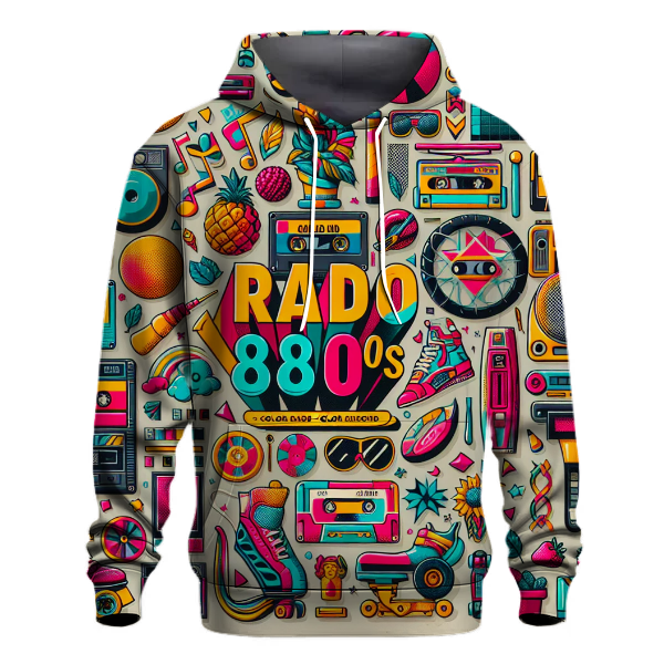 Rad Retro Icons Hoodie