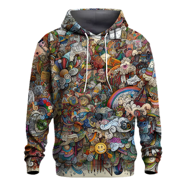 Doodle Art Explosion Hoodie