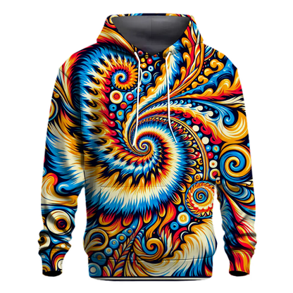 Funky Tie Dye Joy Hoodie